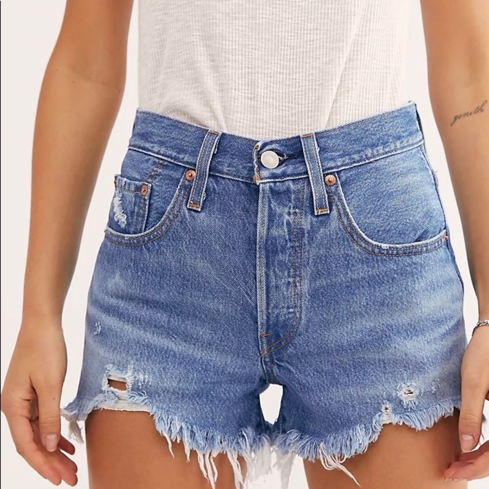 Levi’s 501 High-Rise Denim Shorts
